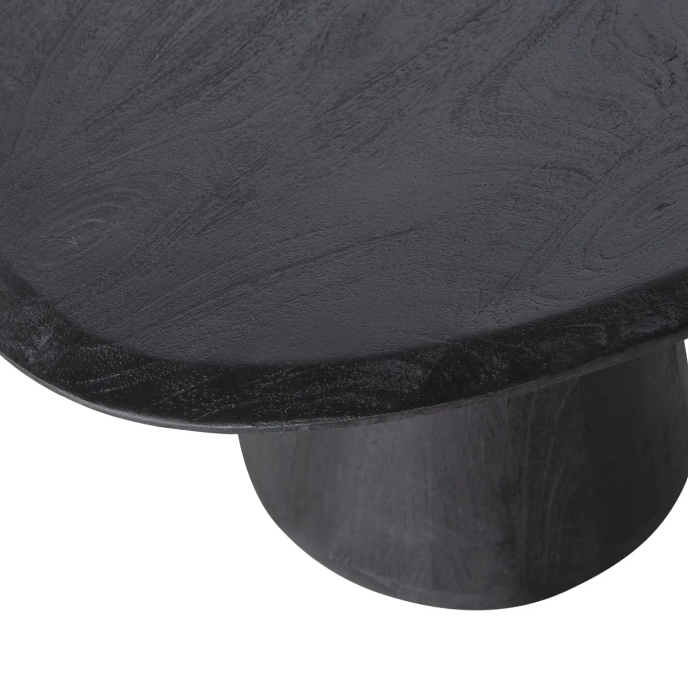 Woood Salontafel Posture Hout Zwart Ø120cm