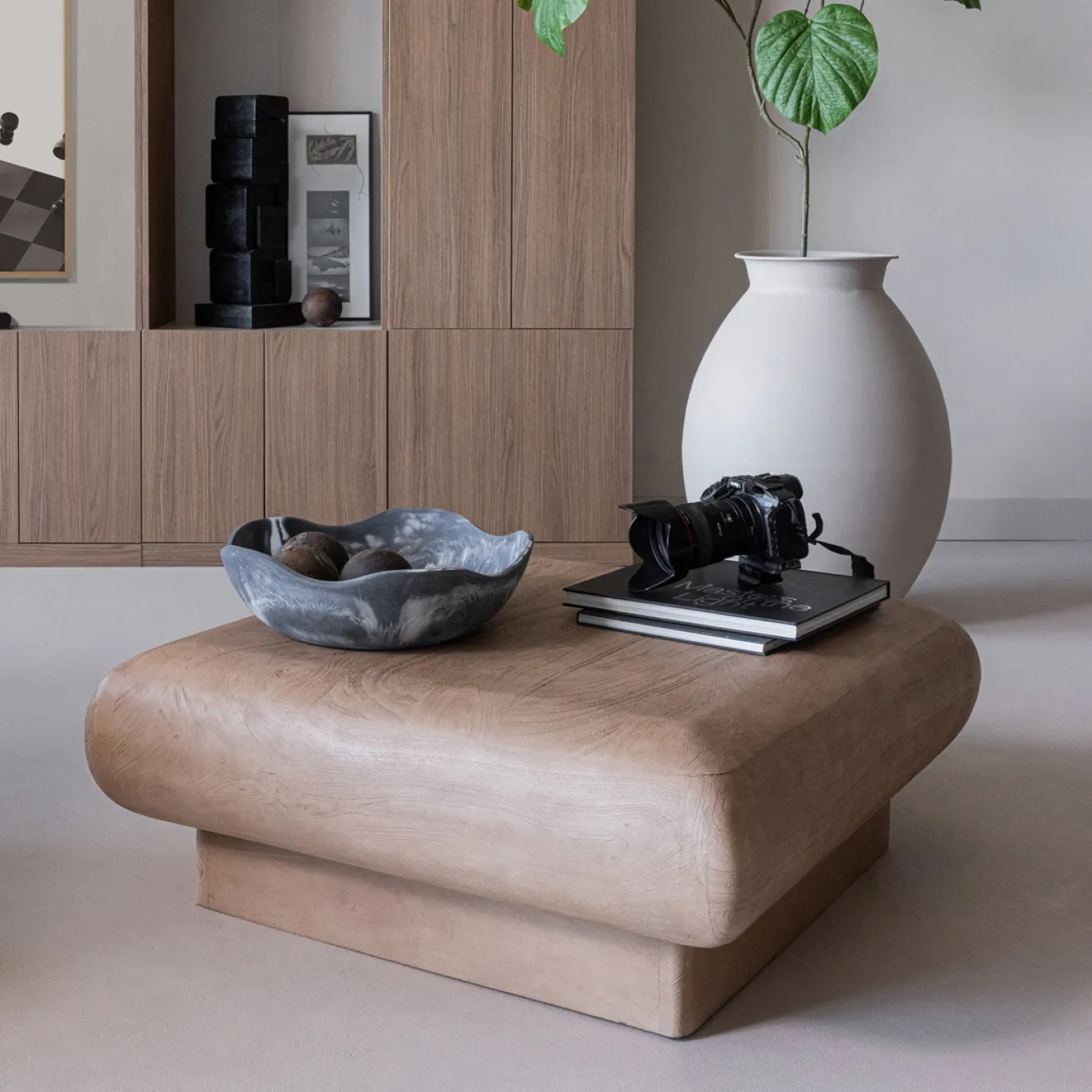 Woood Salontafel Rimea Mangohout Lichtbruin