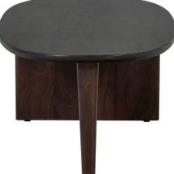 Woood Salontafel Seam Mangohout Donkerbruin