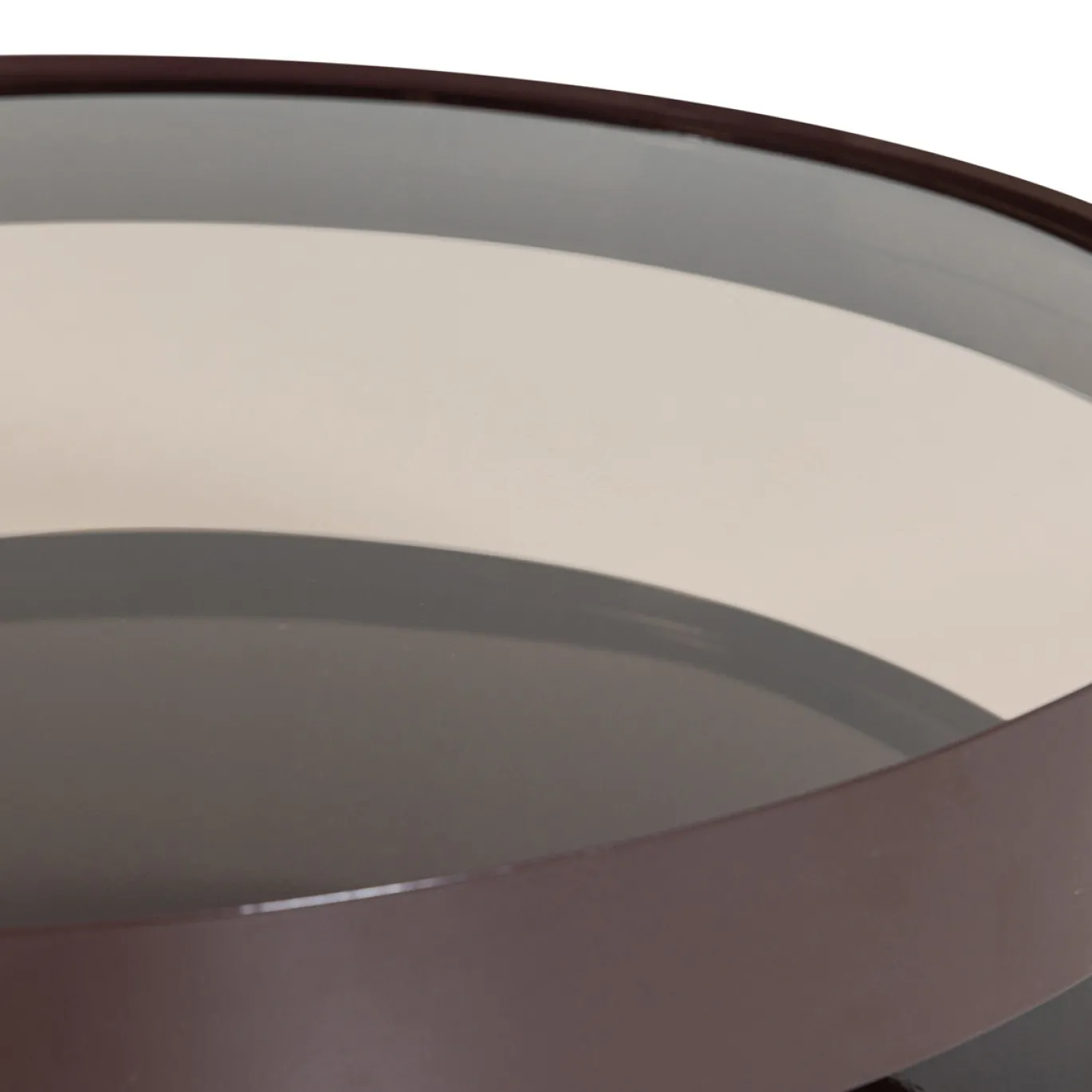 Woood Salontafel Sero Metaal Glas Bruin