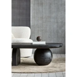 Woood Salontafel Steppe Mangohout Zwart