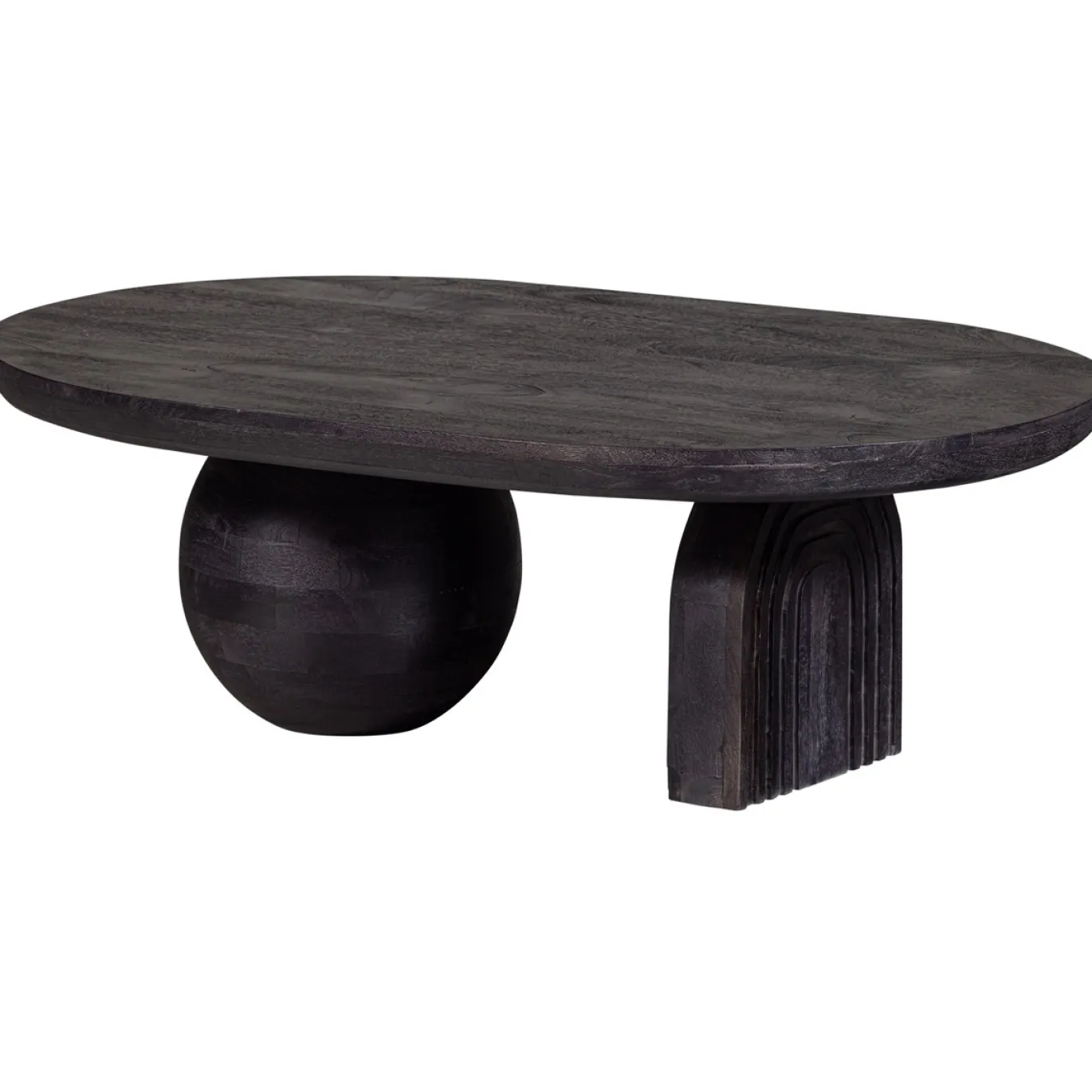 Woood Salontafel Steppe Mangohout Zwart