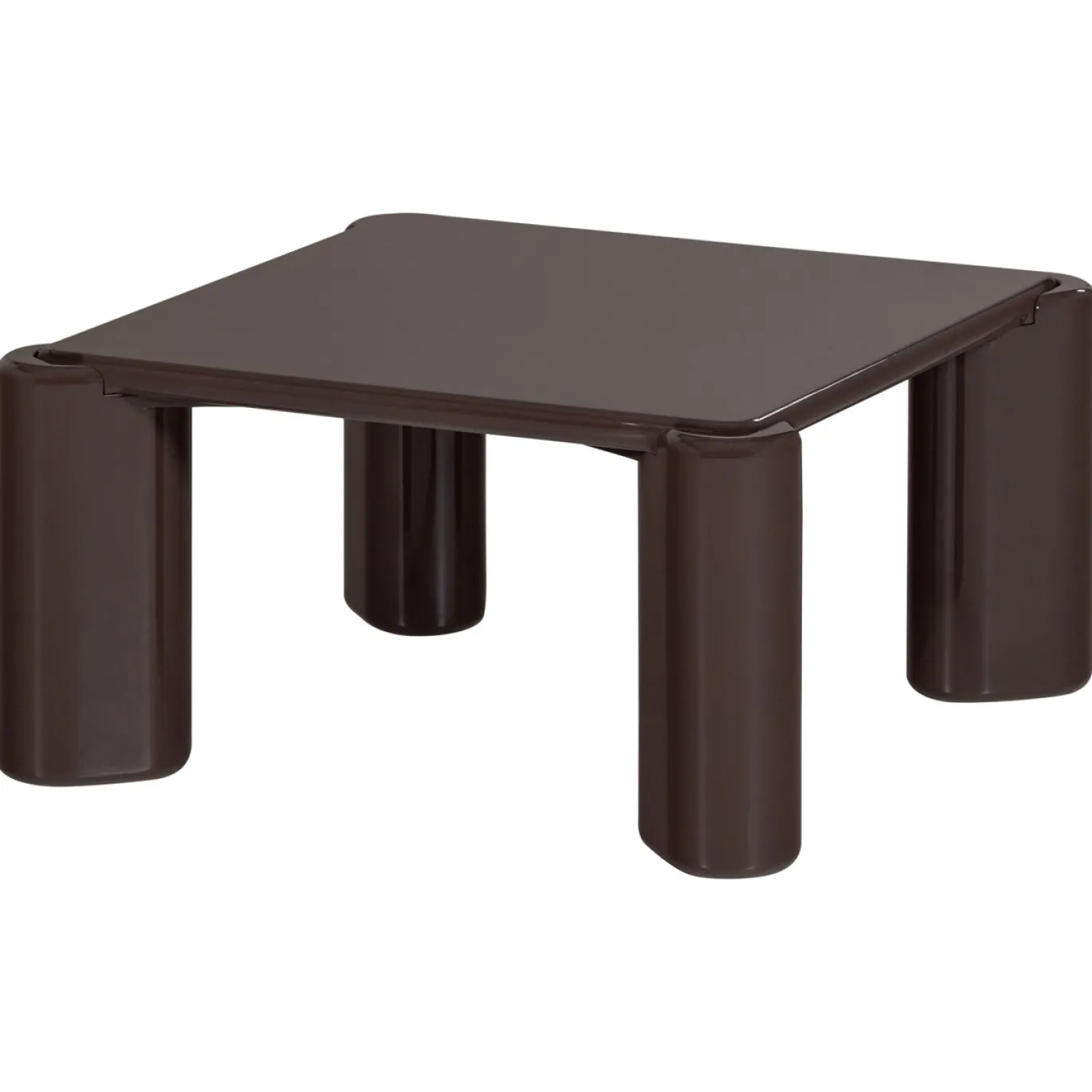 Woood Salontafel Tiven Hoogglans Donkerbruin