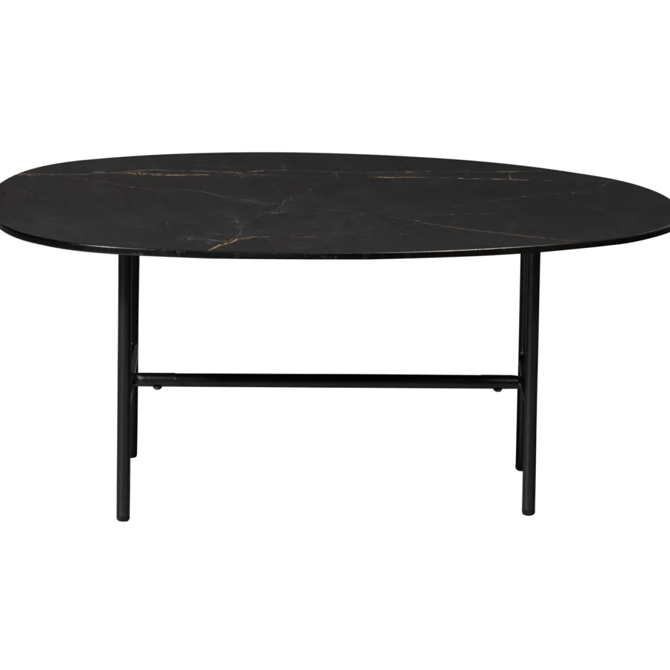 Woood Salontafel Vajen Marmerlook Zwart 80x60cm