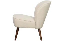 Woood Sara Fauteuil Bouclé Creme