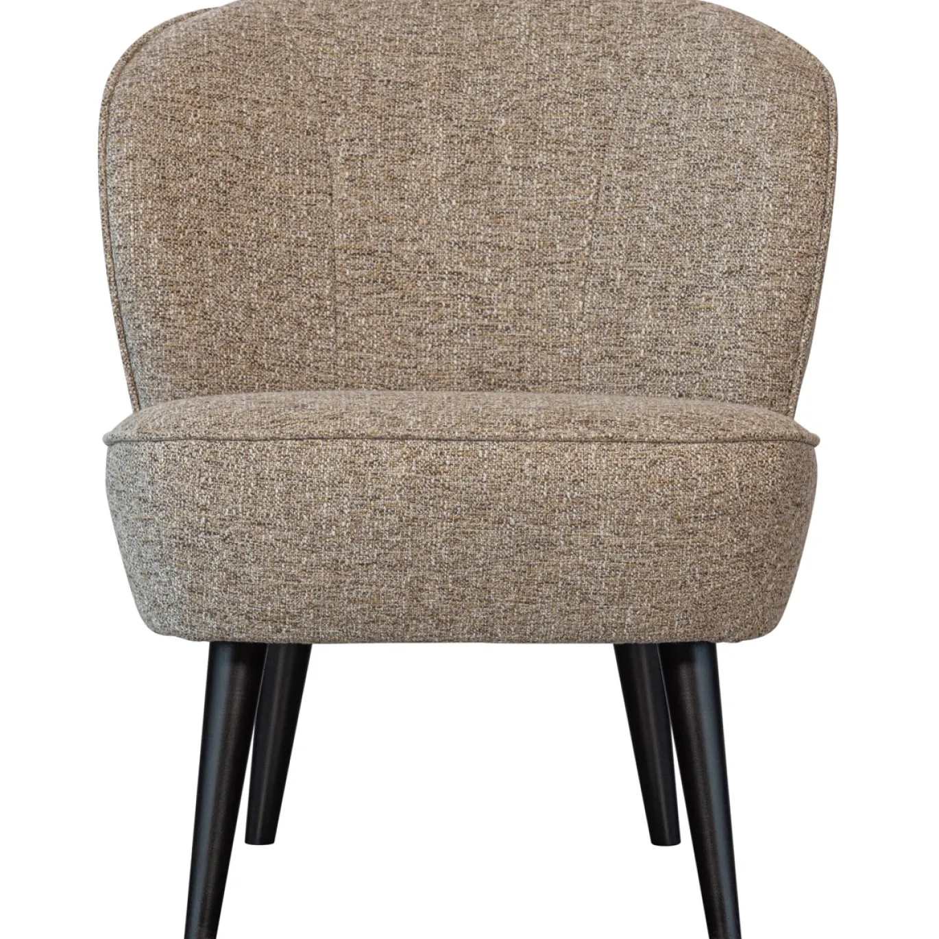 Woood Sara Fauteuil Geweven Stof Naturel Melange