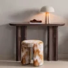 Woood Sidetable Evara Hout Hoogglans Donkerbruin