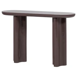 Woood Sidetable Evara Hout Hoogglans Donkerbruin