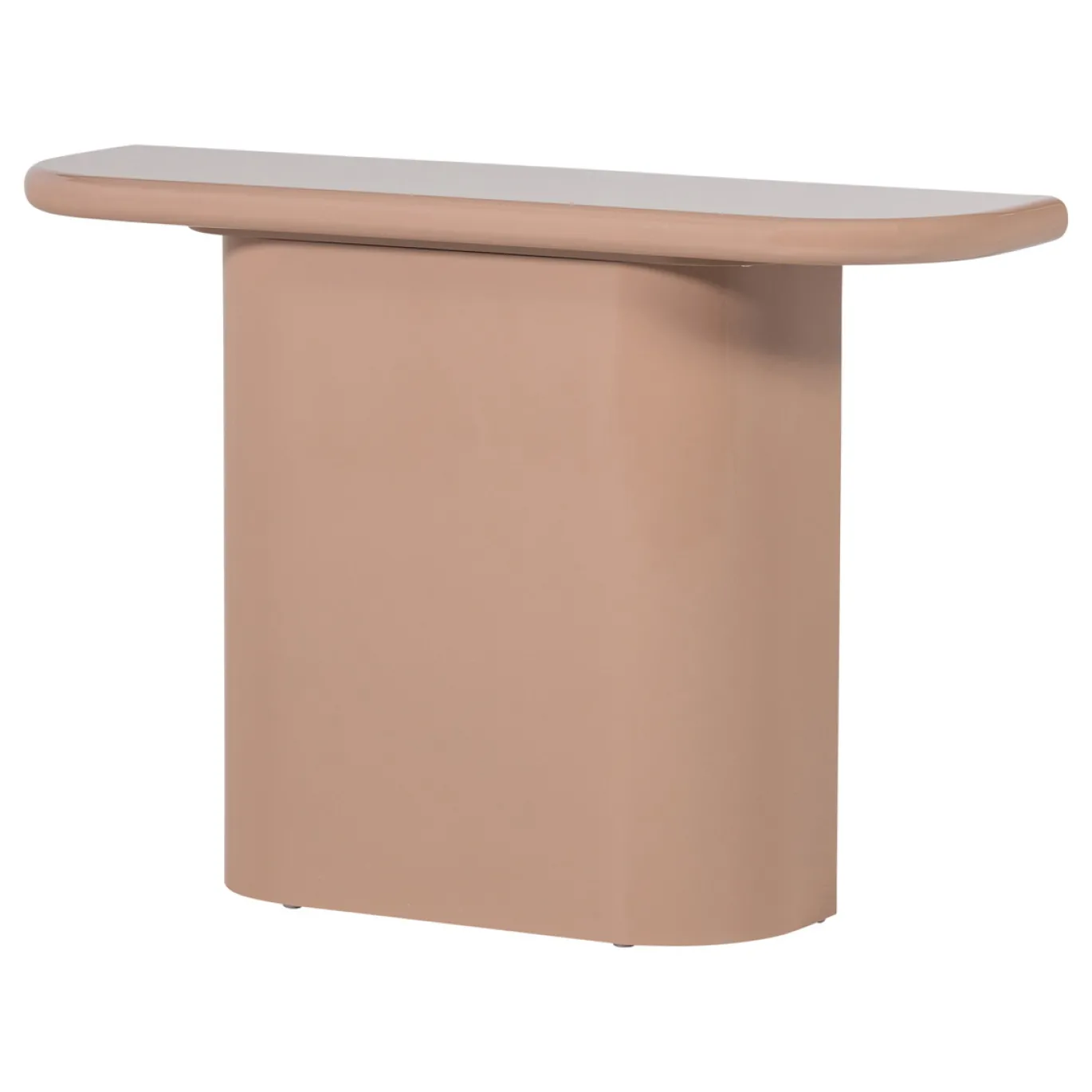 Woood Sidetable Nocta Hout Hoogglans Lichtroze