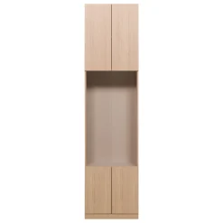 Woood Smalle Half Open Kast Build Eiken Decor Naturel 54cm