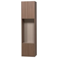 Woood Smalle Half Open Kast Build Eiken Decor Bruin 54cm