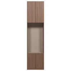 Woood Smalle Half Open Kast Build Eiken Decor Bruin 54cm