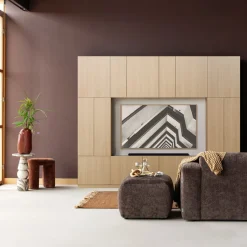 Woood Smalle Opbergkast Build Eiken Decor Naturel 54cm