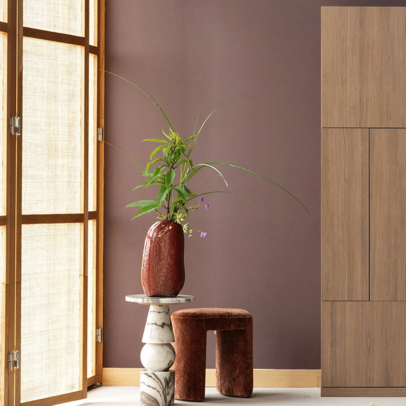 Woood Smalle Opbergkast Build Eiken Decor Bruin 54cm