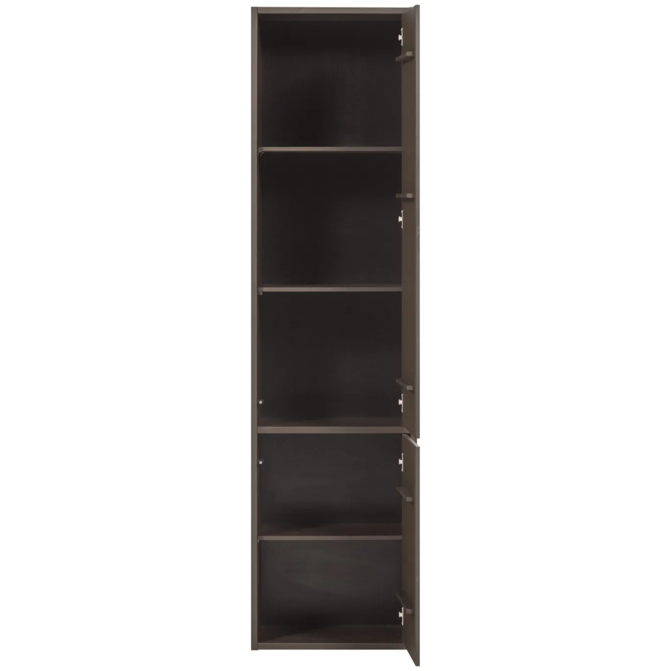 Woood Smalle Opbergkast Meggy 55cm Grenen Middenbruin