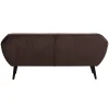 Woood Sofa Rocco Fluweel Donkerbruin 187cm
