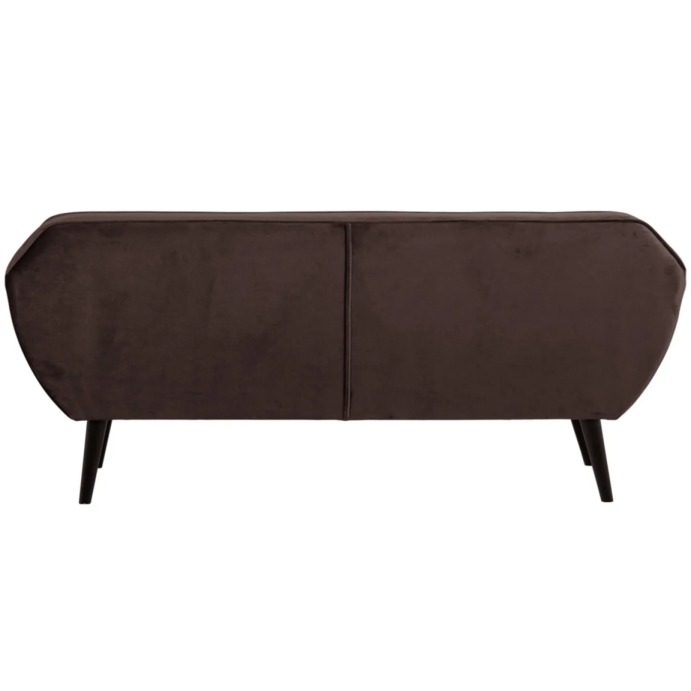 Woood Sofa Rocco Fluweel Donkerbruin 187cm