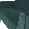 Woood Sofa Rocco Fluweel Groenblauw 150cm