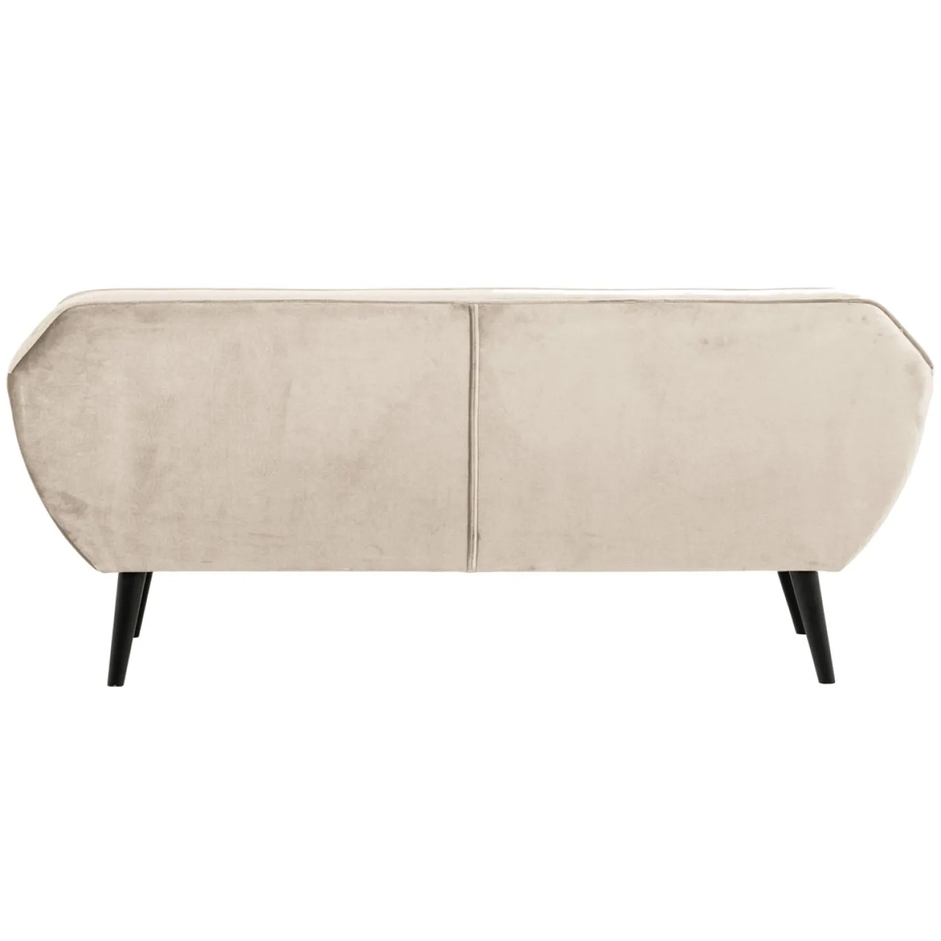 Woood Sofa Rocco Fluweel Off White 187cm