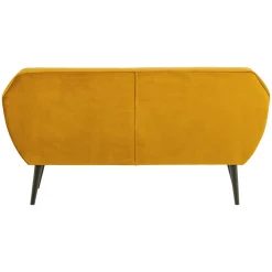 Woood Sofa Rocco Fluweel Okergeel 150cm
