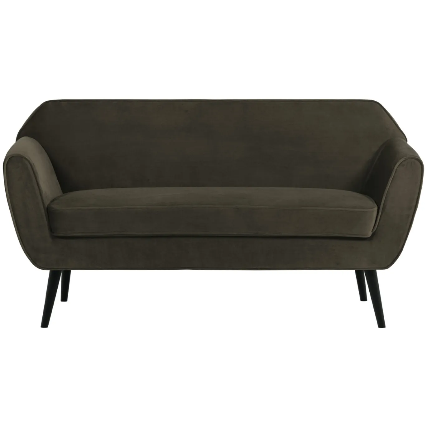 Woood Sofa Rocco Fluweel Warmgroen 150cm