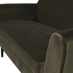 Woood Sofa Rocco Fluweel Warmgroen 150cm