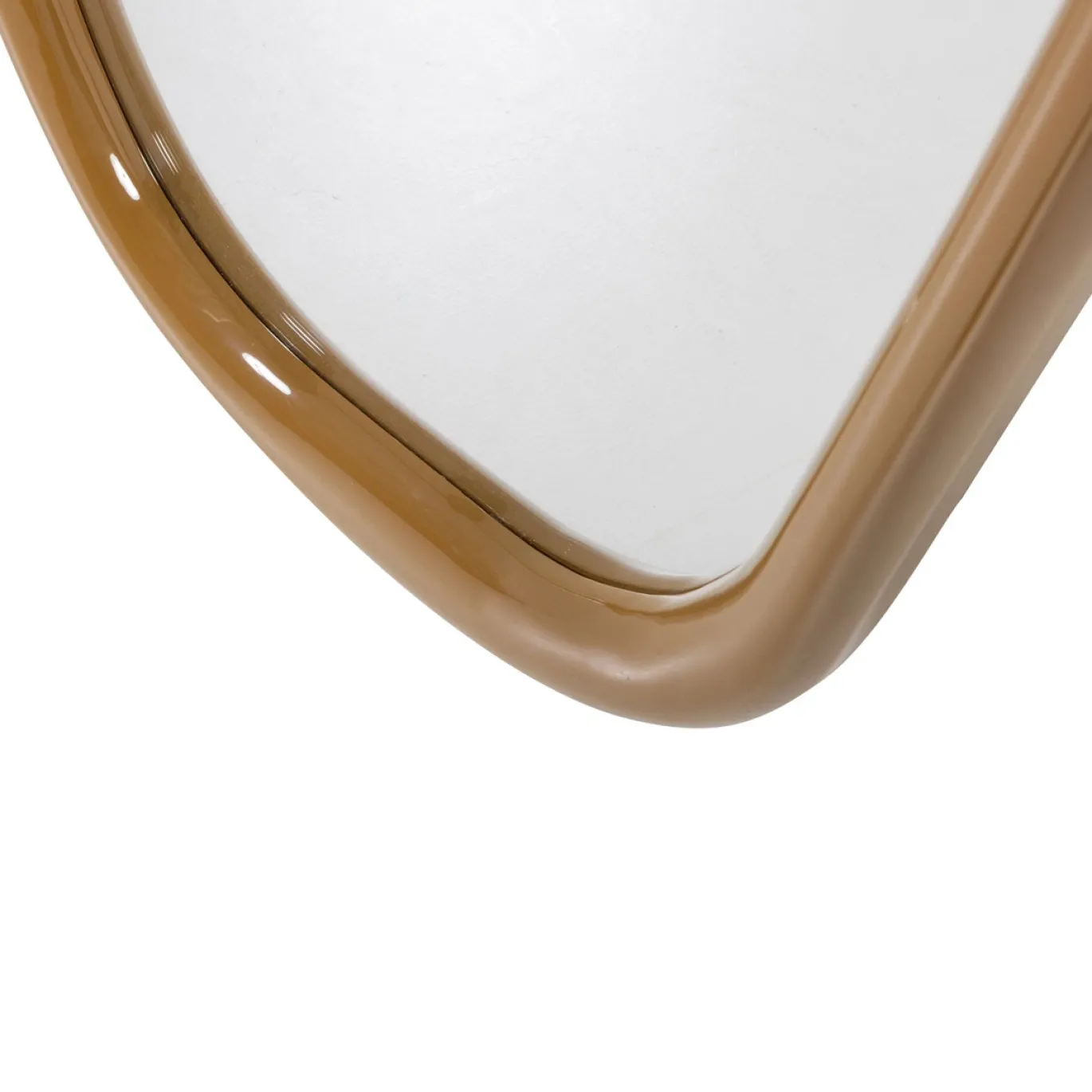 Woood Spiegel Norea Hout Hoogglans Honinggeel 120x60cm