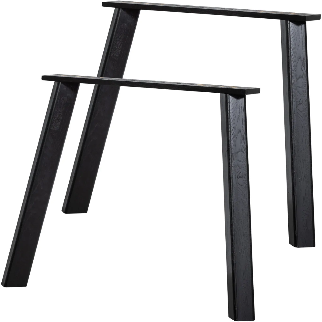 Woood 4-standen Poot Haarlem Eiken Blacknight Set van 2