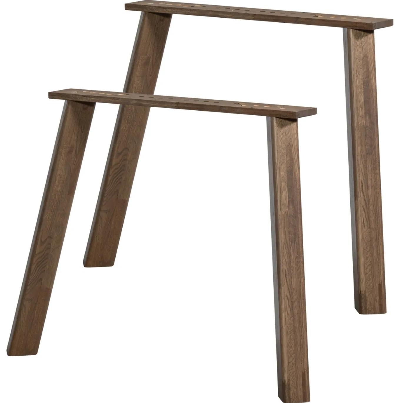 Woood 4-standen Poot Haarlem Eiken Cashmere Bruin Set van 2