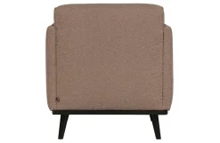 Woood Statement Fauteuil Met Arm Bouclé Nougat