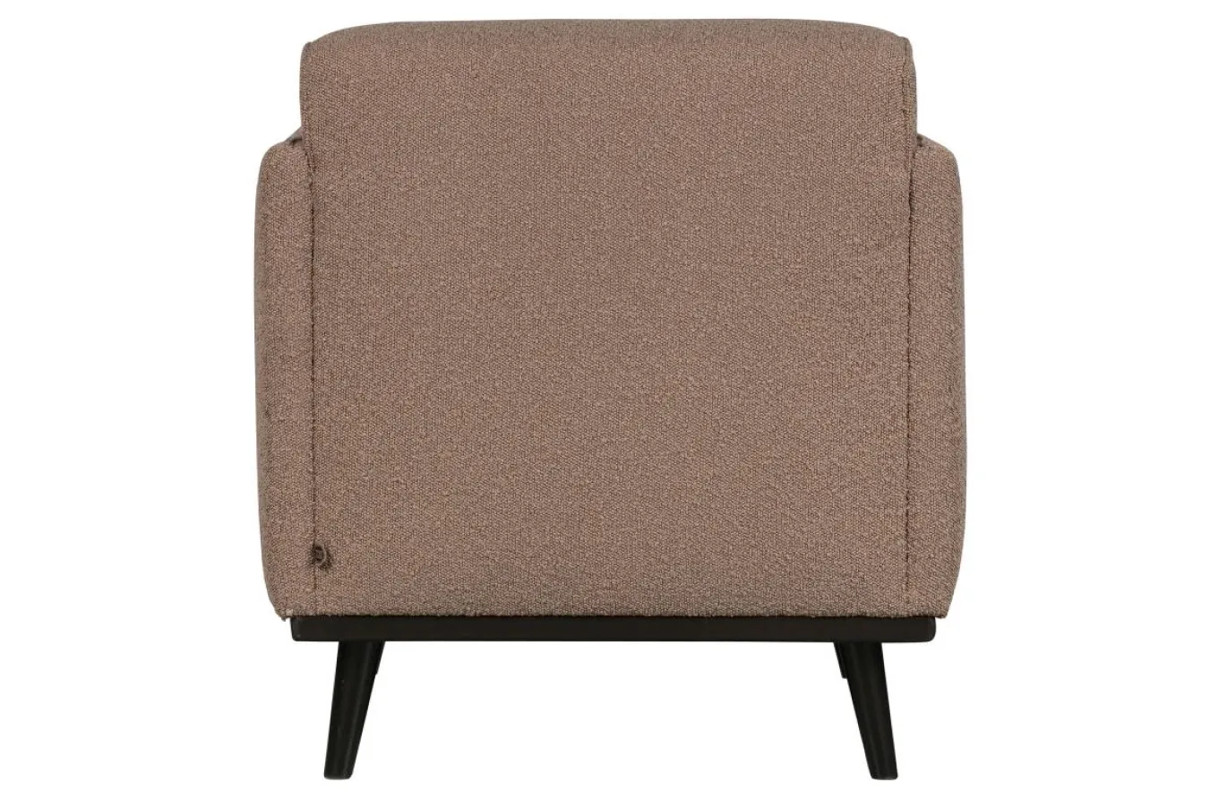 Woood Statement Fauteuil Met Arm Bouclé Nougat