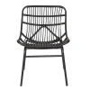 Woood Stoel Chat Lounge Zwart