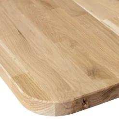 Woood Tablo xl Tafelblad Eiken Naturel Curved 240x100