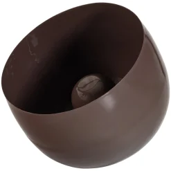 Woood Tafellamp Mero Metaal Hoogglans Bruin Ø35cm