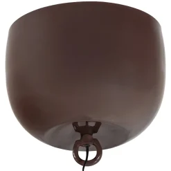 Woood Tafellamp Mero Metaal Hoogglans Bruin Ø35cm