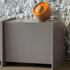 Woood Tafellamp Mero Metaal Hoogglans Lichtroze Ø21cm