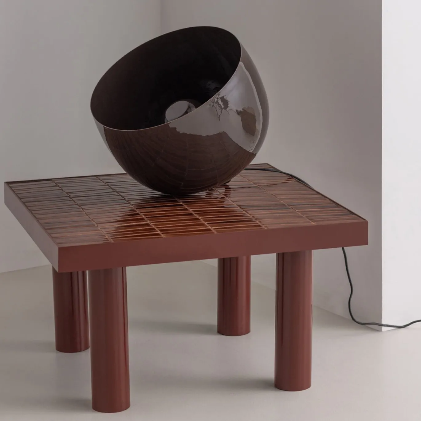 Woood Tafellamp Mero Metaal Hoogglans Lichtgroen Ø21cm