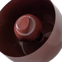 Woood Tafellamp Mero Metaal Hoogglans Rood Ø26cm