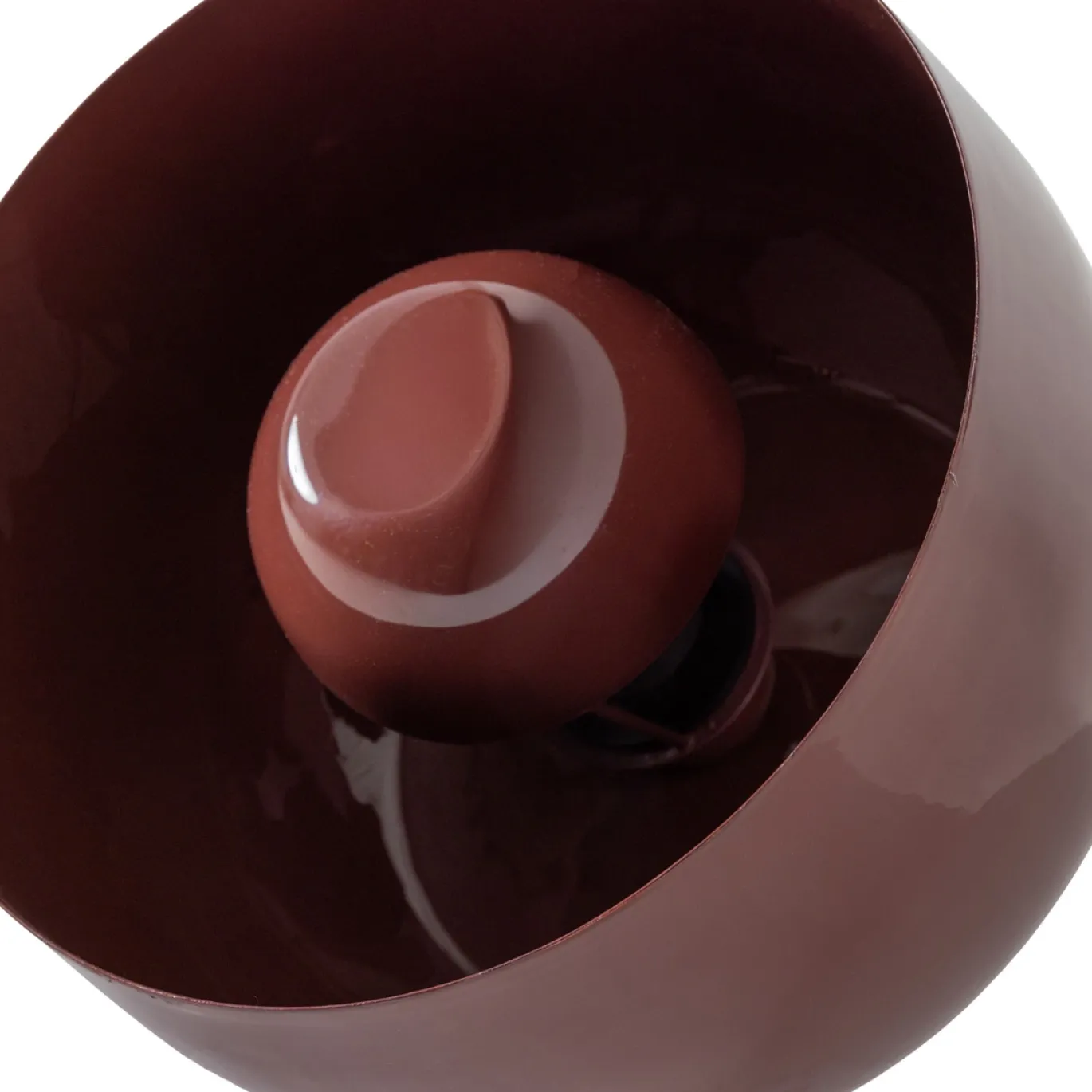 Woood Tafellamp Mero Metaal Hoogglans Rood Ø26cm