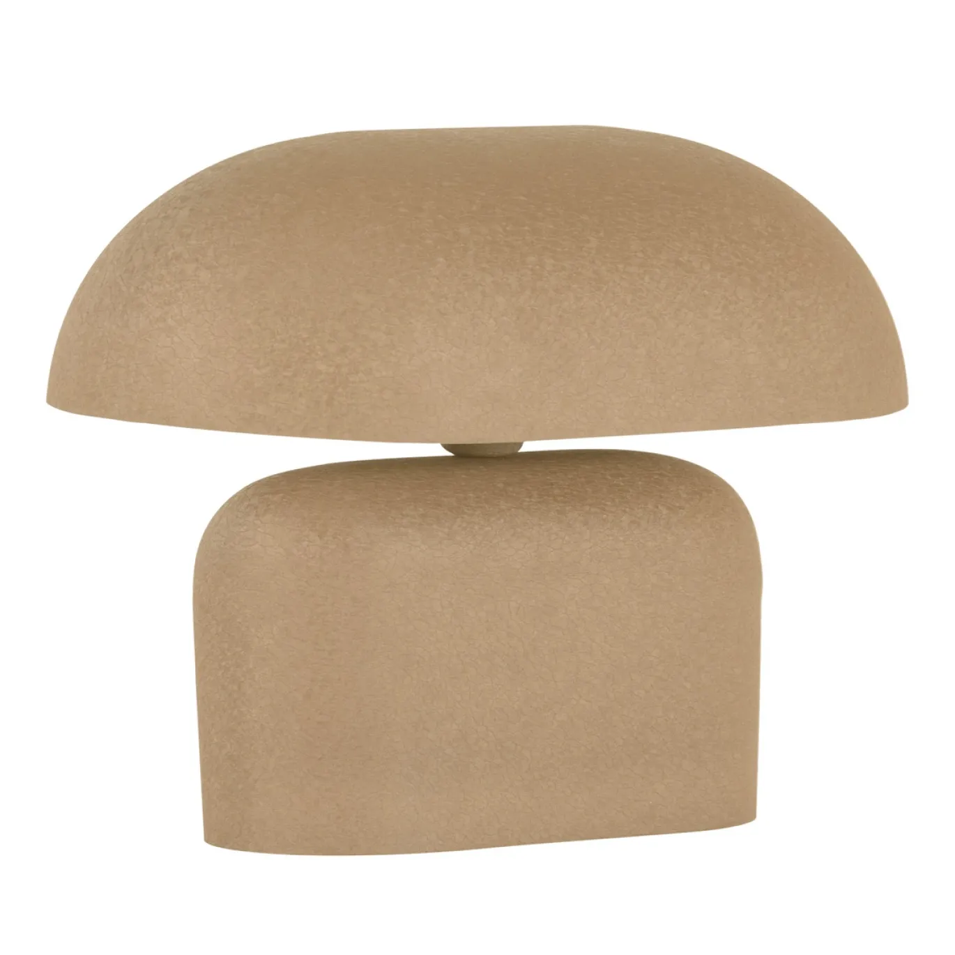 Woood Tafellamp Tilo Metaal Beige 26x37x37cm