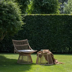 Woood Tuinstoel Alatna Wicker Naturel