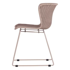 Woood Tuinstoel Wings Zand Set van 2