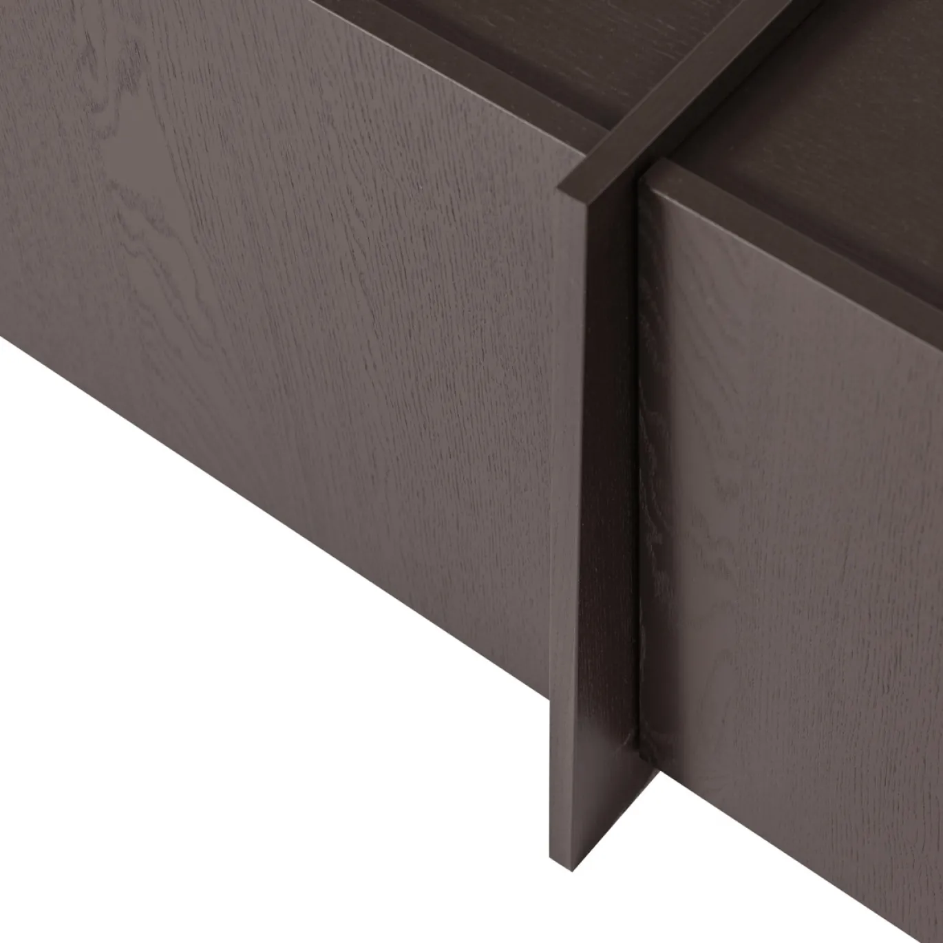 Woood Tv-meubel Brock 200cm Essenfineer Middenbruin