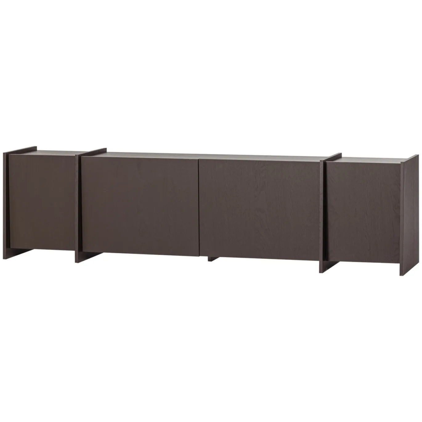 Woood Tv-meubel Brock 200cm Essenfineer Middenbruin