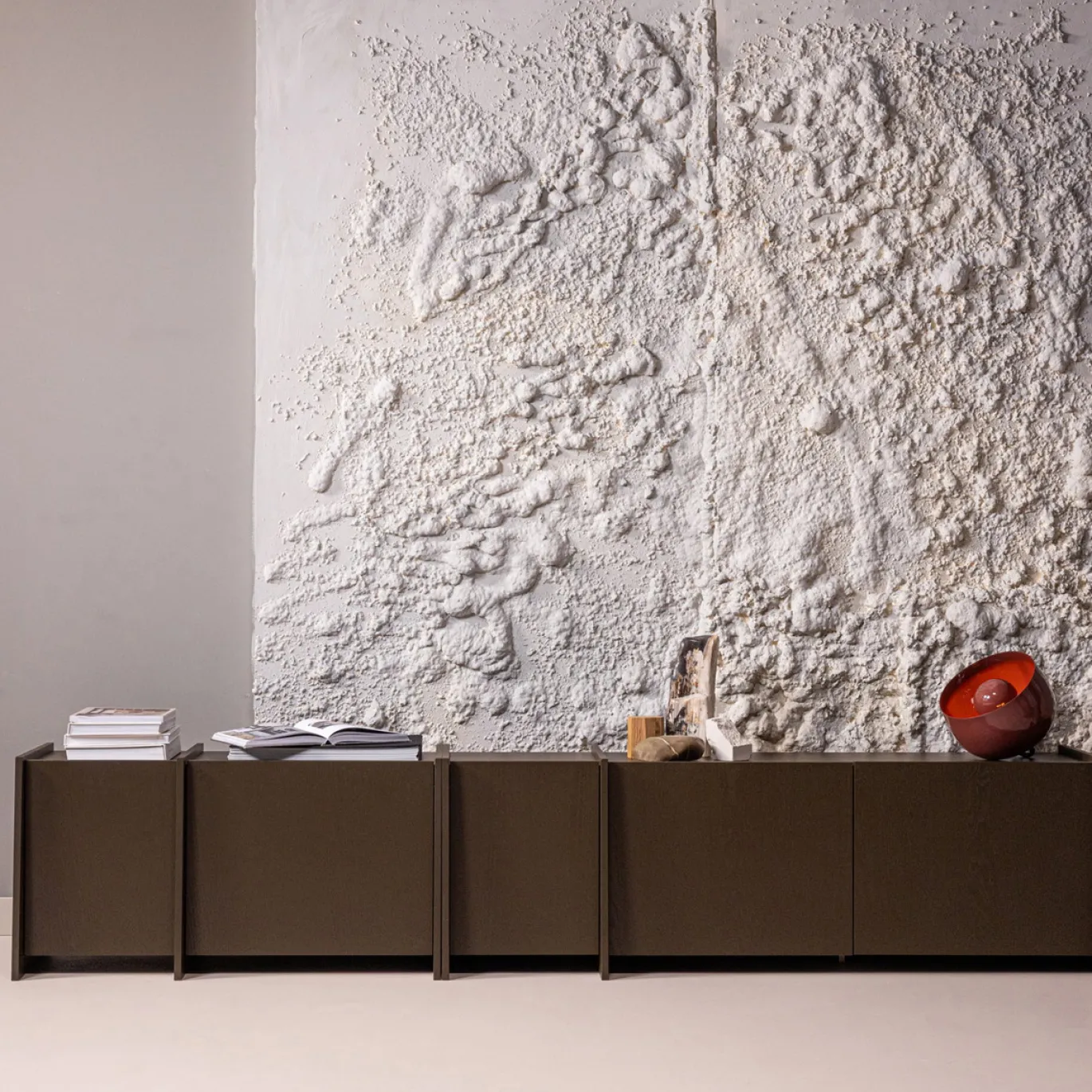 Woood Tv-meubel Brock 200cm Essenfineer Middenbruin