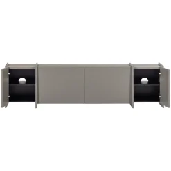 Woood Tv-meubel Brock 200cm Essenfineer Warmgrijs