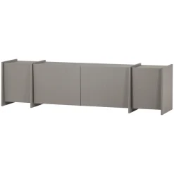 Woood Tv-meubel Brock 200cm Essenfineer Warmgrijs