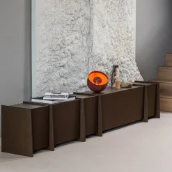 Woood Tv-meubel Brock 102cm Essenfineer Middenbruin