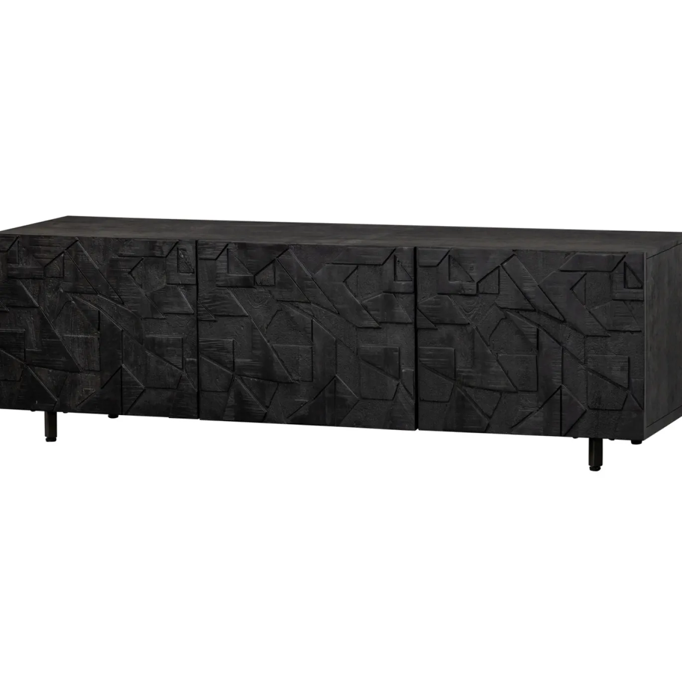 Woood Tv-meubel Counter Mango Zwart
