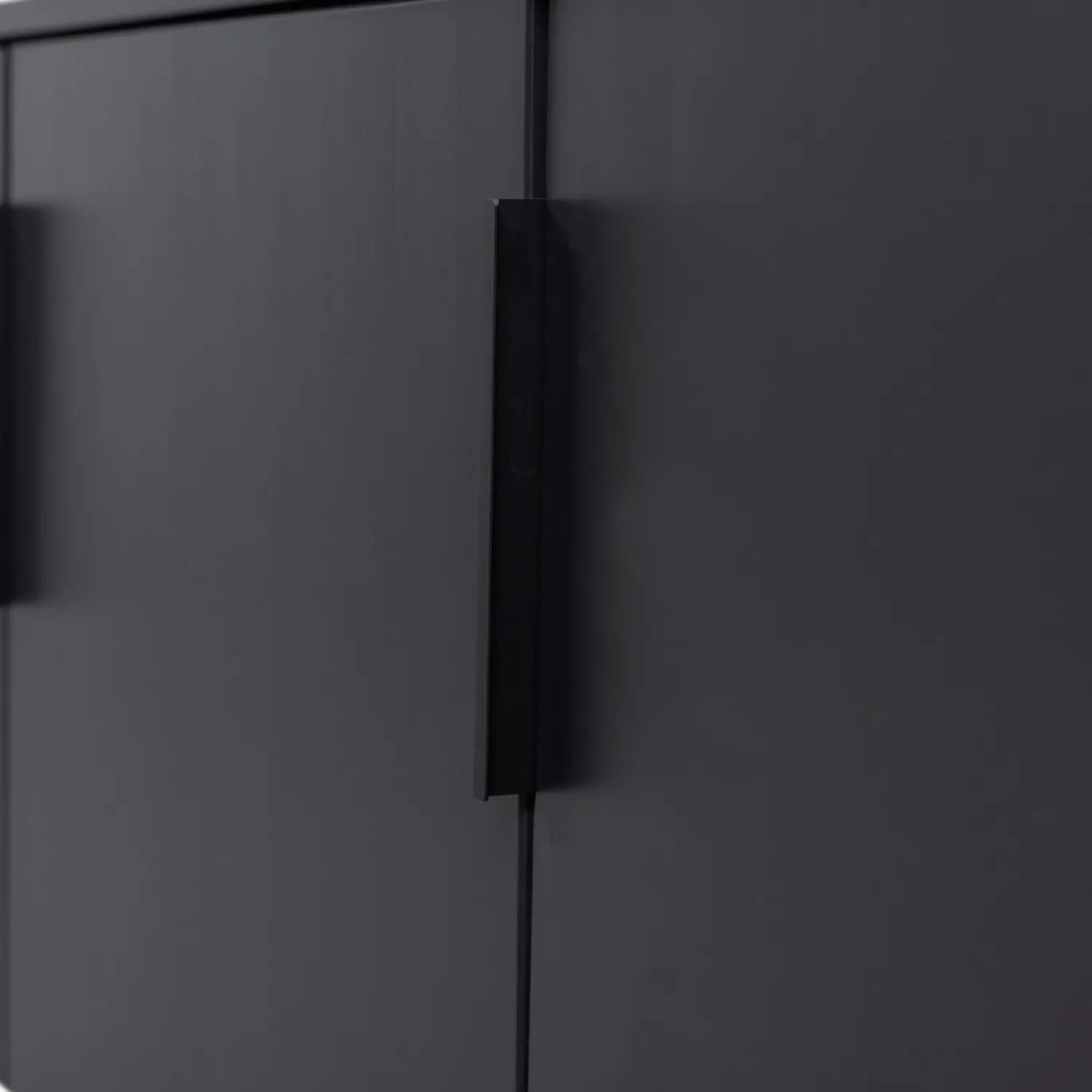 Woood Tv-meubel Gunnar 154cm Grenen Matzwart